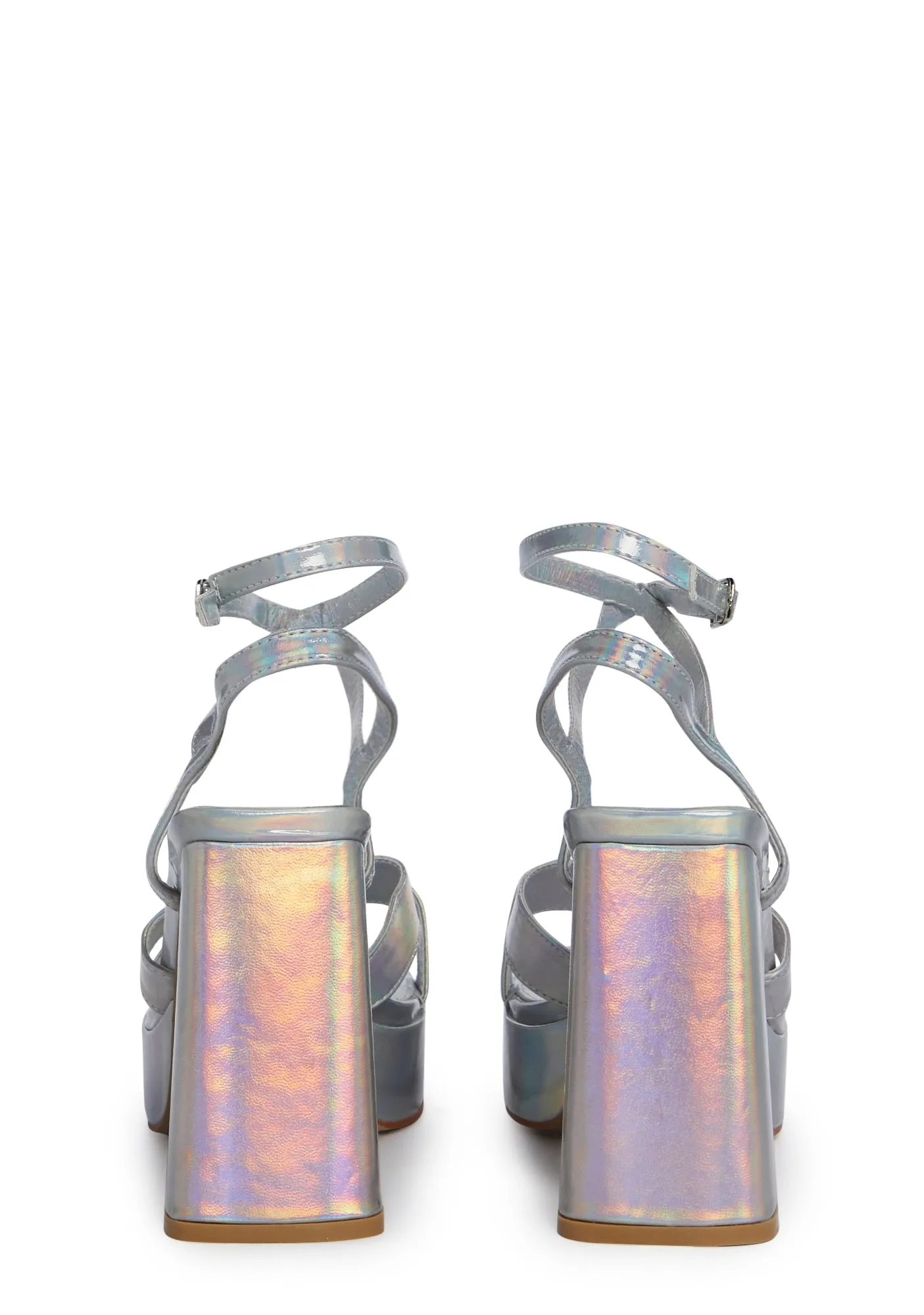 Mirror Image Block Heels