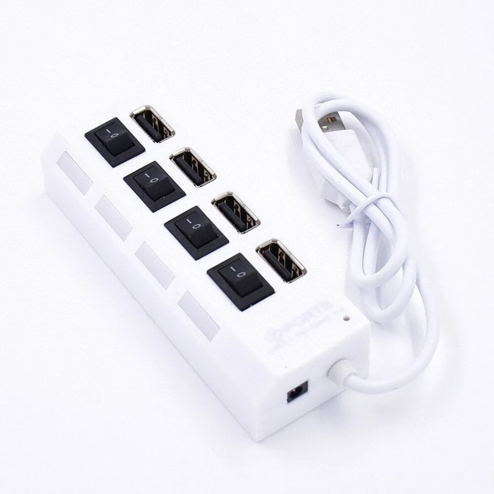 MOC  Compatible  LED Lighting Set Battery Box With Usb Port For And Pin Led Light Kit Four / Seven Port USB Hub Small Splitter Switch