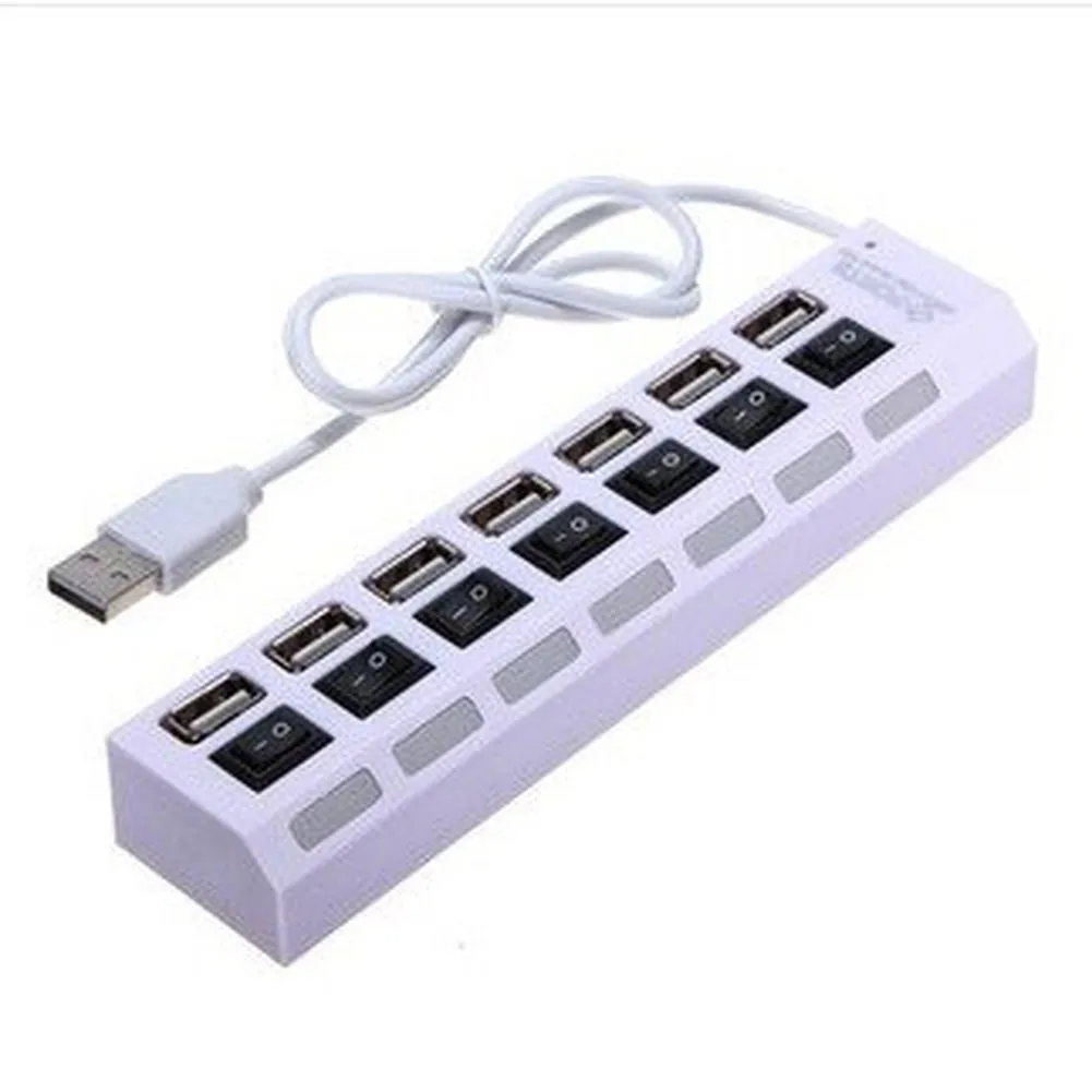 MOC  Compatible  LED Lighting Set Battery Box With Usb Port For And Pin Led Light Kit Four / Seven Port USB Hub Small Splitter Switch