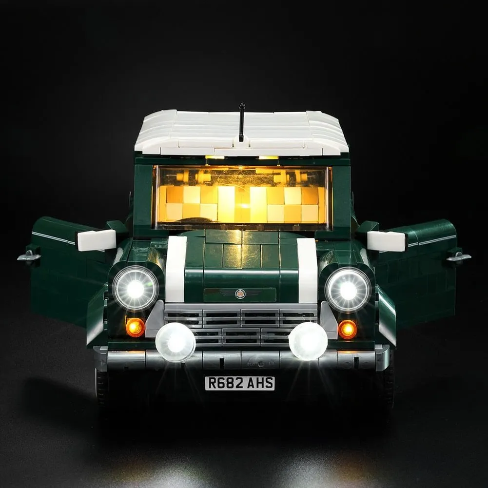 MOC  Compatible  LED Lighting Set DIY toys 10242 And 21002 MINI Cooper Building Blocks