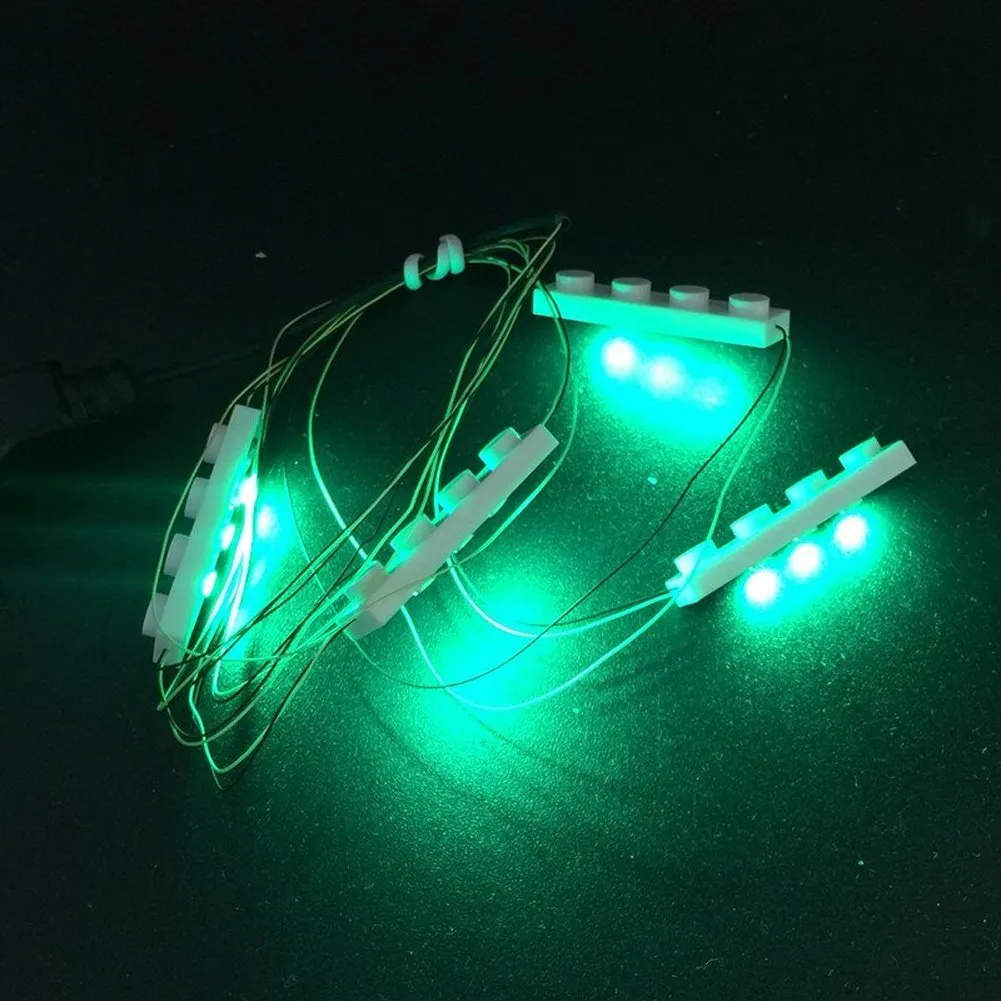 MOC  Compatible  LED Lighting Set DIY Toys 4 In 1 LED Light Up Kit For  /pin/ Creator House Building Blocks Mode