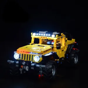 MOC  Compatible  LED Lighting Set DIY toys 42122 Technic Jeep Wrangler (Not Include the Building Blocks)