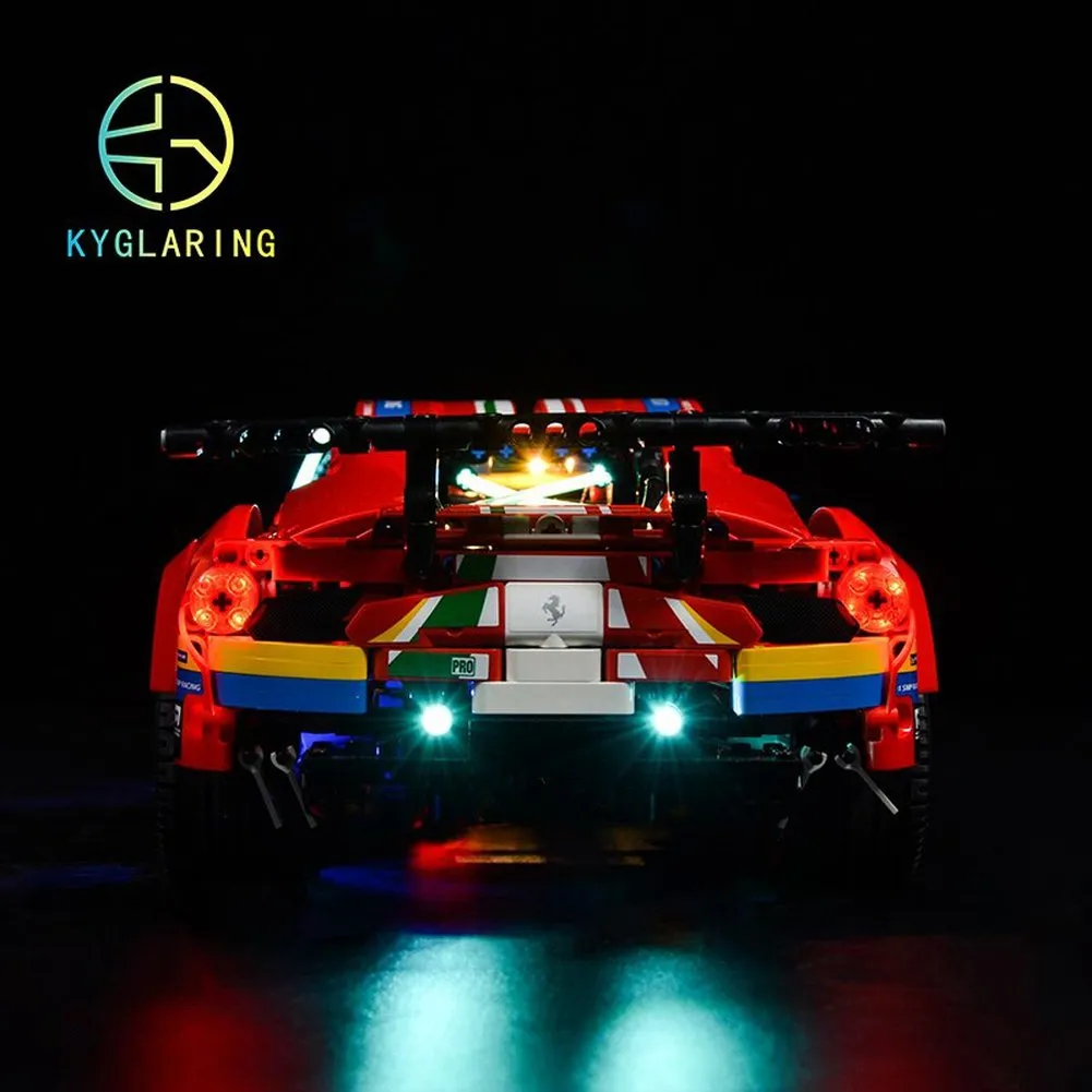MOC  Compatible  LED Lighting Set DIY toys 42125 Technic ''488 GTE AF Corse #51'' (Only Light Kit Included)