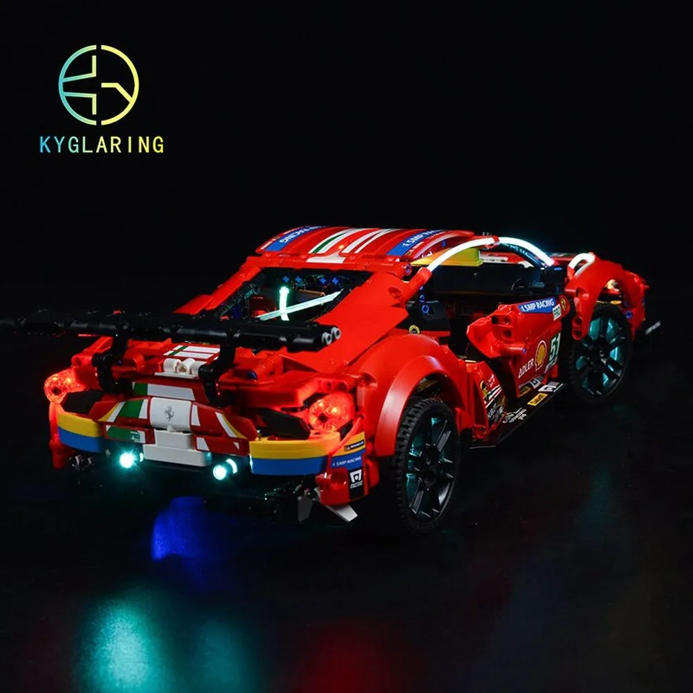 MOC  Compatible  LED Lighting Set DIY toys 42125 Technic ''488 GTE AF Corse #51'' (Only Light Kit Included)