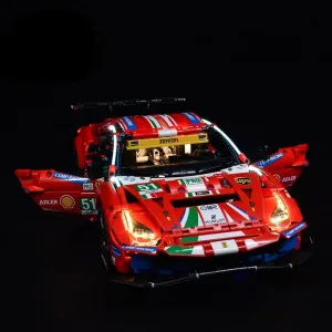 MOC  Compatible  LED Lighting Set DIY toys 42125 Technic ''488 GTE AF Corse #51'' (Only Light Kit Included)