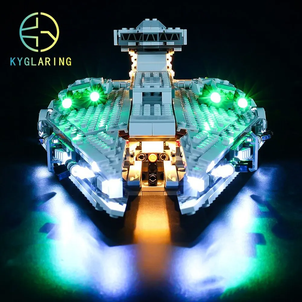MOC  Compatible  LED Lighting Set DIY toys 75315 Imperial Light Cruiser Building Blocks (Only Light Kit Included)