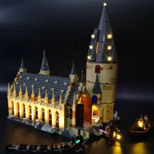 MOC  Compatible  LED Lighting Set DIY toys 75954 Great Hall Set Model Building (Not Includ Building Blocks)
