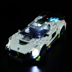 MOC  Compatible  LED Lighting Set DIY toys Speed Champions 76900 Koenigsegg Jesko Blocks Building