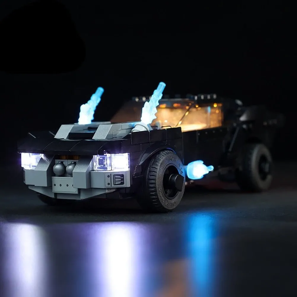 MOC  Compatible  LED Lighting Set DIY toys Super Hero Car 76181 Batmobile The Penguin Chase Blocks Building Only Light Kit Included
