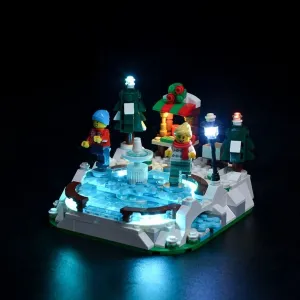 MOC NON  LED Lighting Set DIY toys 40416 Ice Skating Rink Seasonal GWP 2020 (Only Light Kit Included)