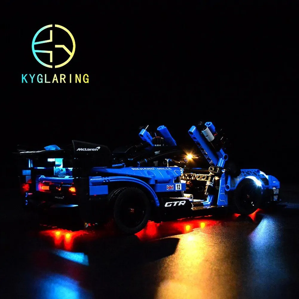 MOC NON  LED Lighting Set DIY toys 42123 Technic Senna GTR (Not Included Building Blocks)