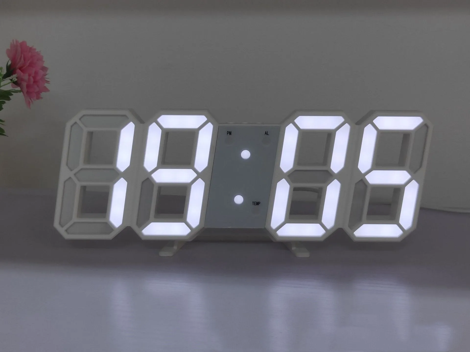 Modern Digital 3D LED Clock