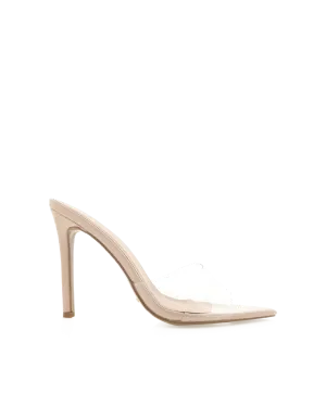 Stylish Comfort QUINETTE - NUDE PATENT-CLEAR
