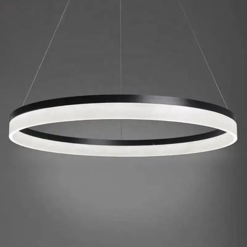 Modern Luxury Black LED Pendant Light