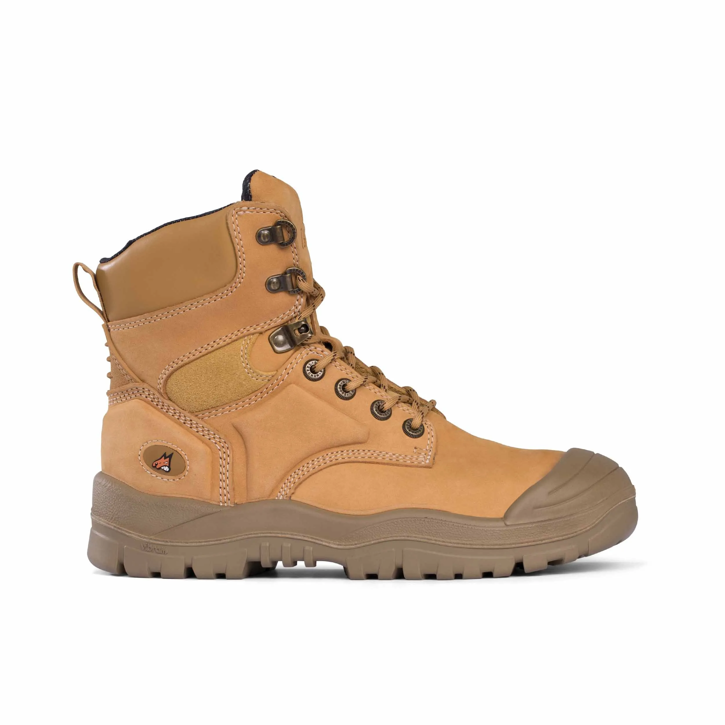 Mongrel Wheat High Leg Lace Up Boot w/ Scuff Cap - 550050