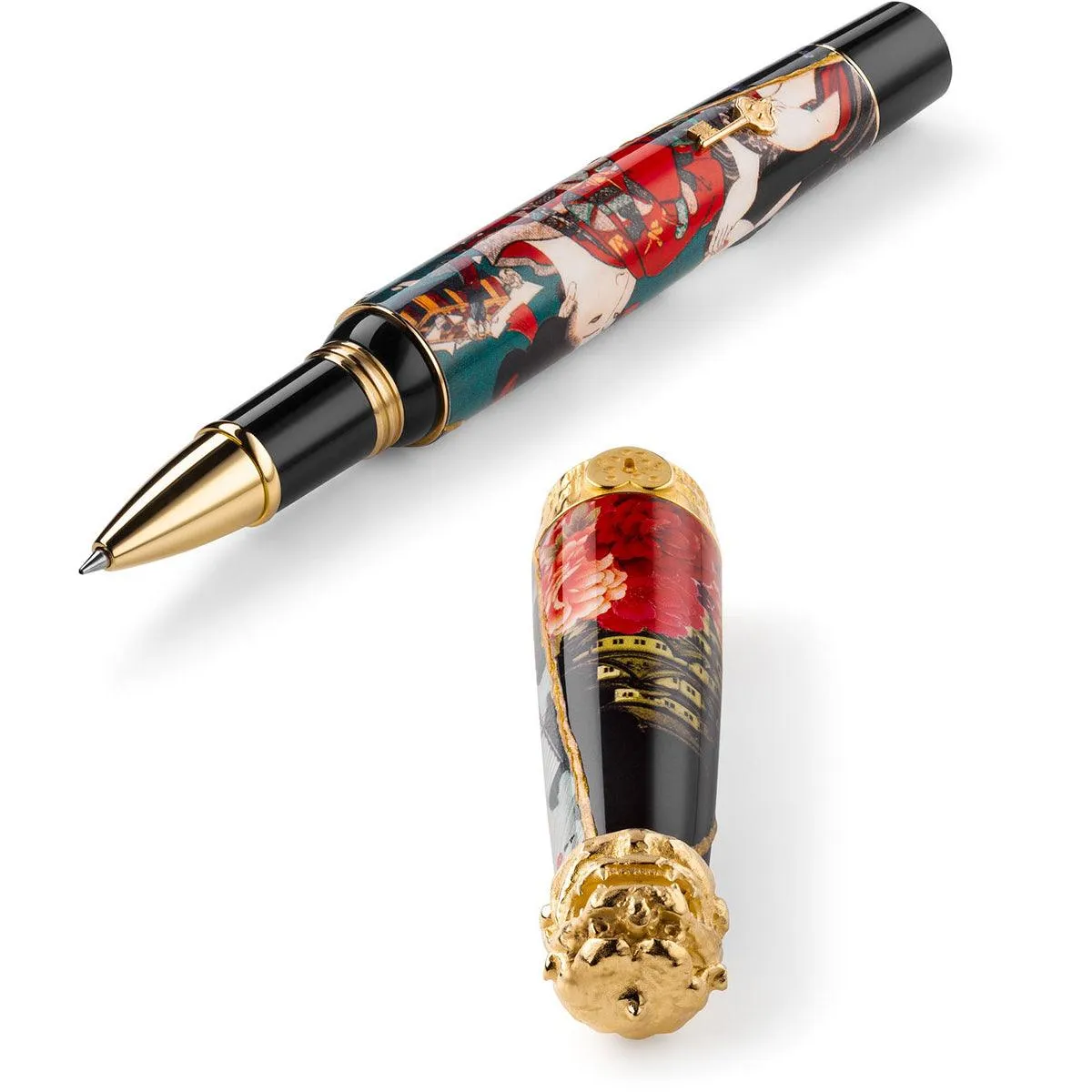 Montegrappa roller Bijo-To-Yaju By Tomita Kazuhiko limited edition ISBYNRSC