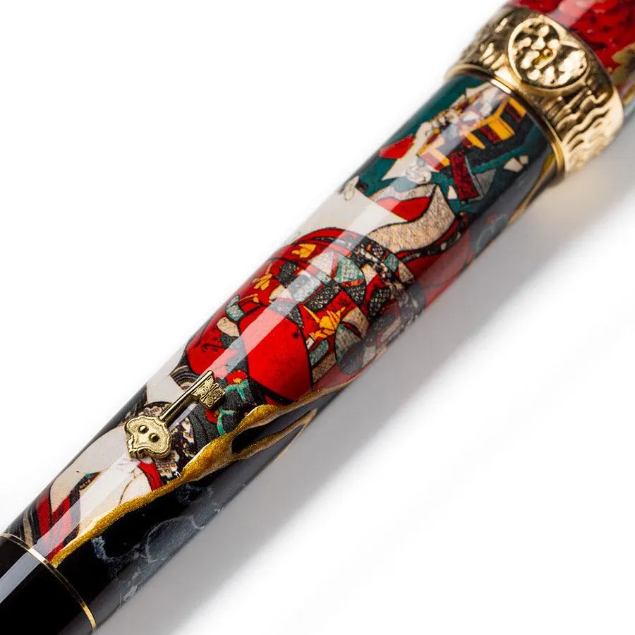 Montegrappa roller Bijo-To-Yaju By Tomita Kazuhiko limited edition ISBYNRSC