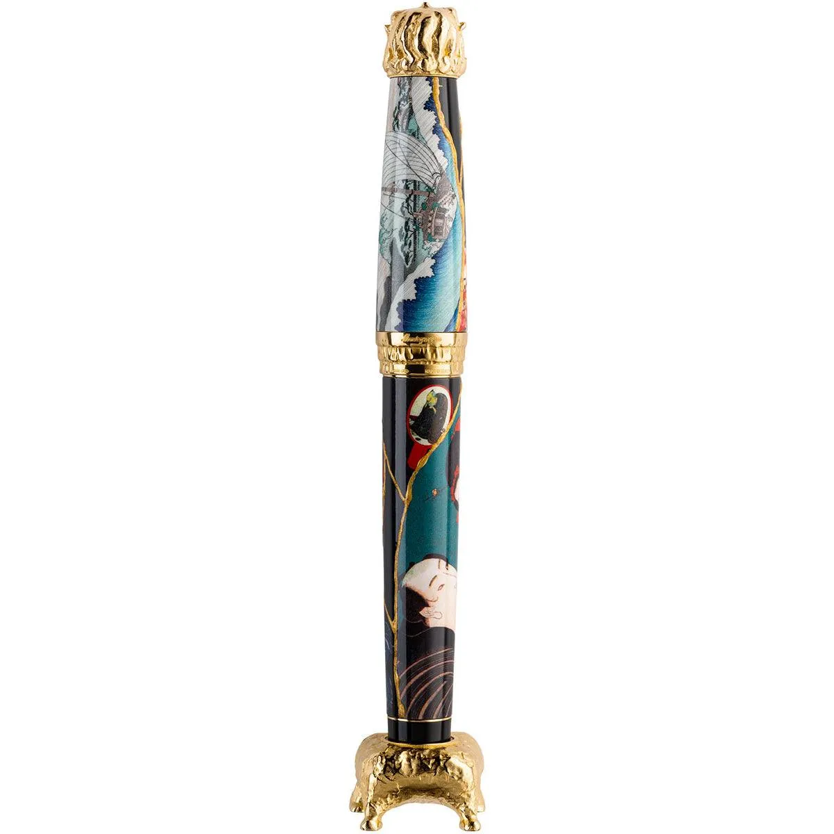 Montegrappa roller Bijo-To-Yaju By Tomita Kazuhiko limited edition ISBYNRSC
