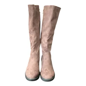 Boots Knee Flats By Bzees In Purple, Size: 8.5 Low Profile Midsole Shock Absorbing Urban Commute