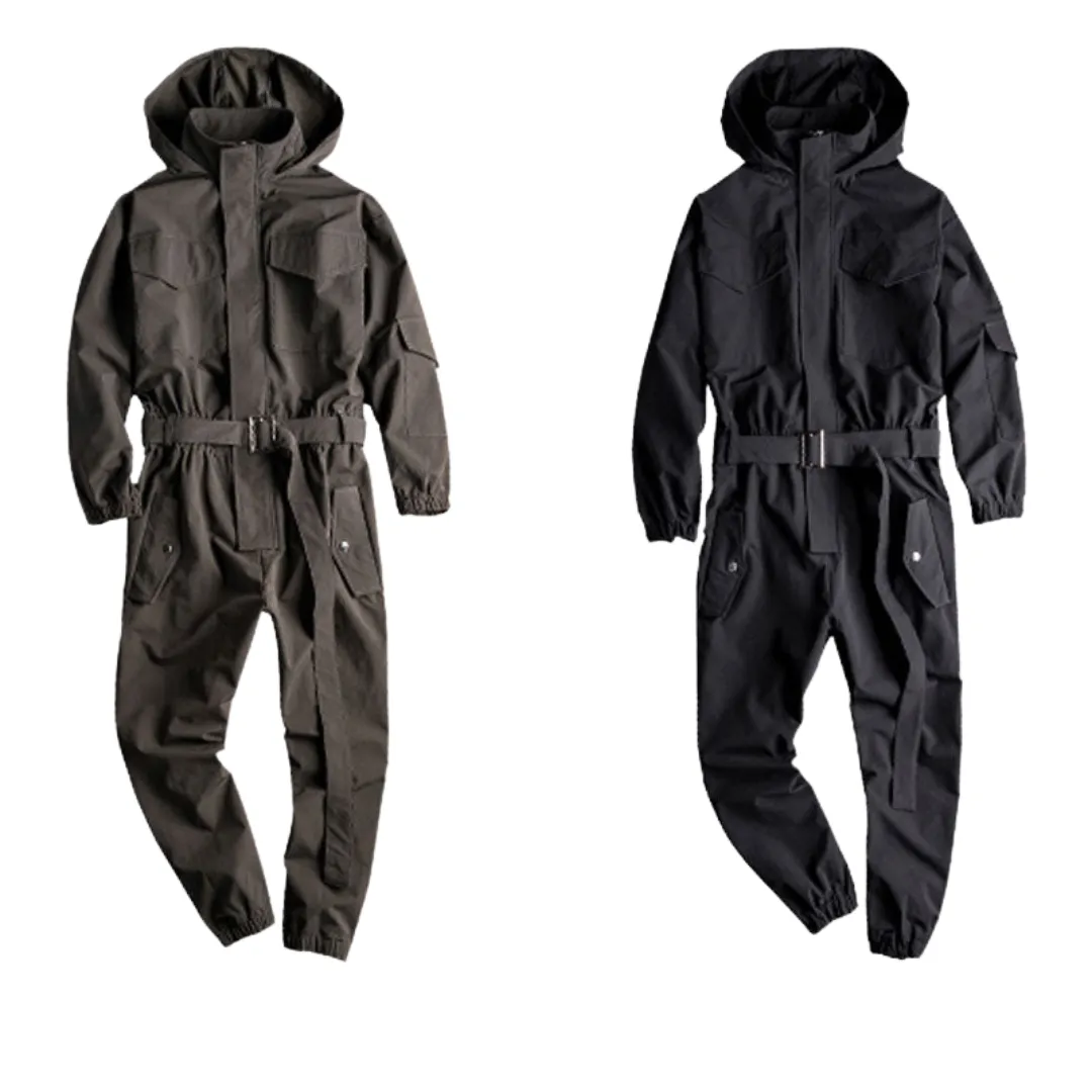 Multi-Pocket Cargo Jumpsuit