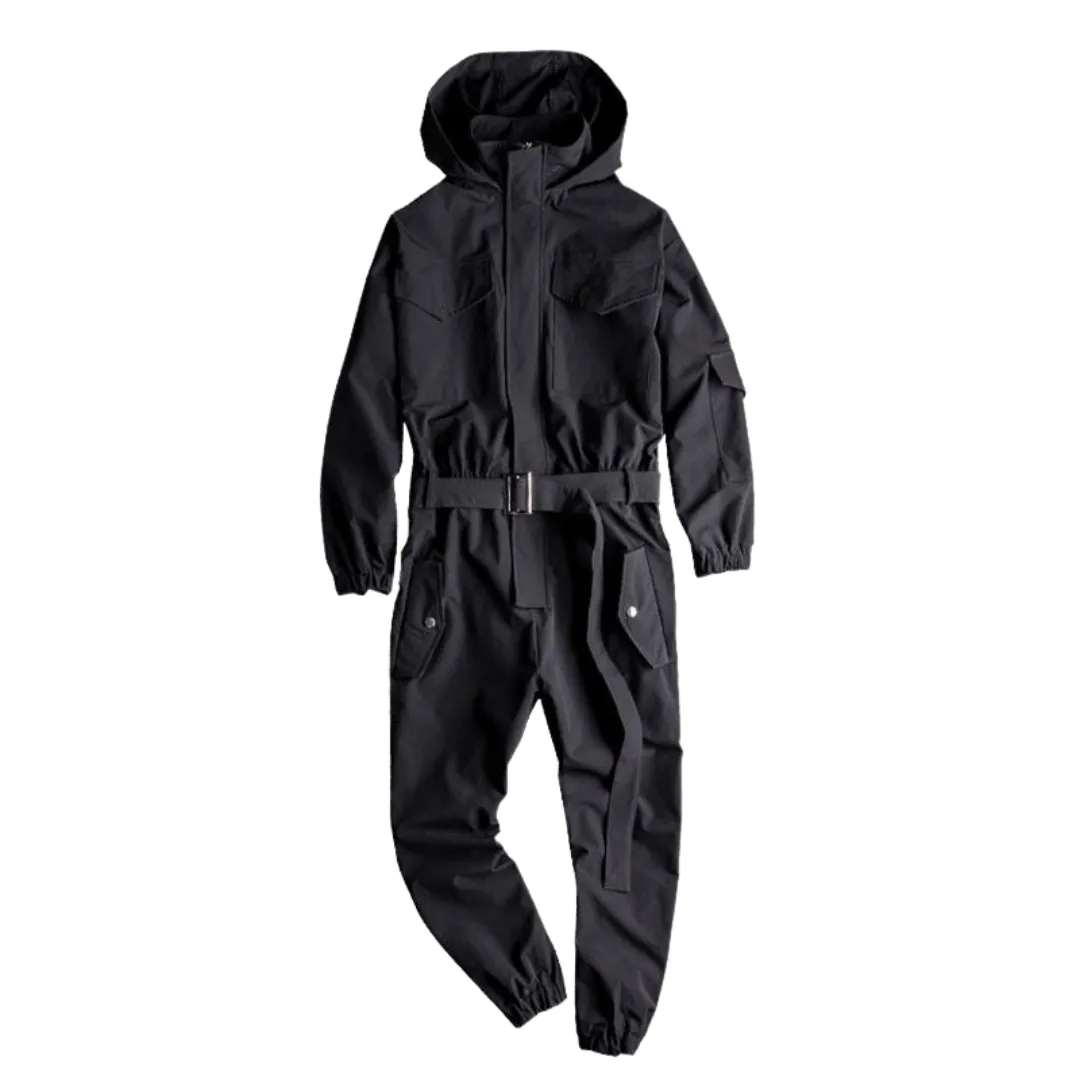 Multi-Pocket Cargo Jumpsuit