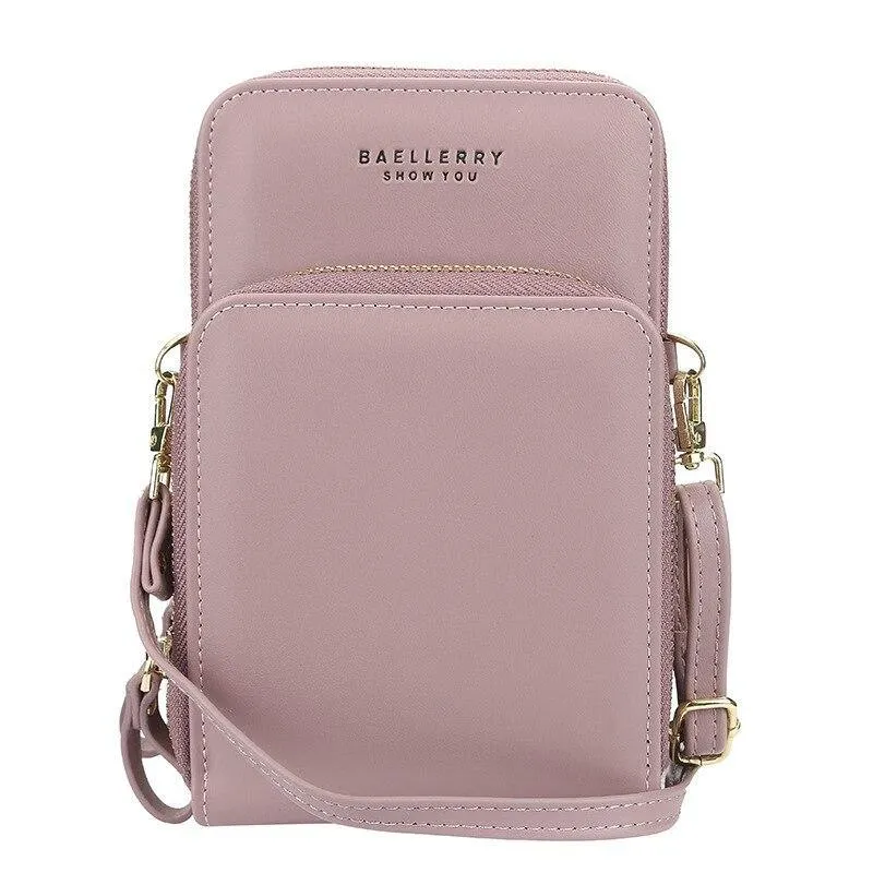 Multi-Pocket Crossbody Phone Bag Large Capacity