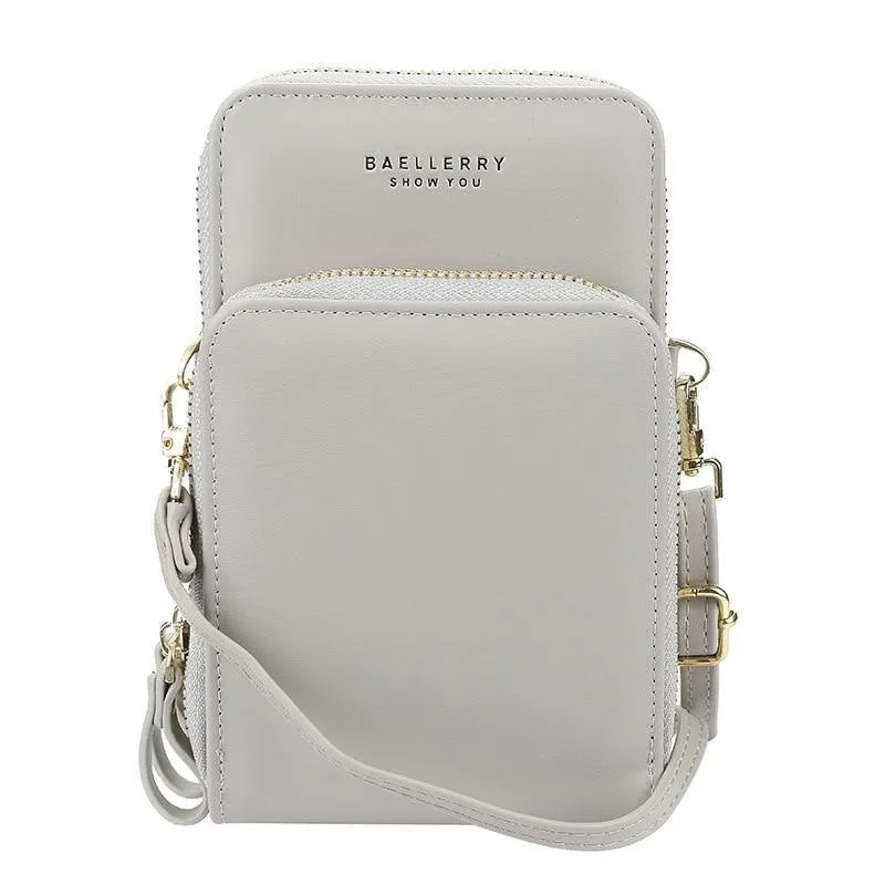 Multi-Pocket Crossbody Phone Bag Large Capacity