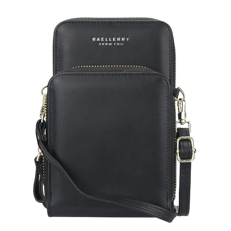 Multi-Pocket Crossbody Phone Bag Large Capacity