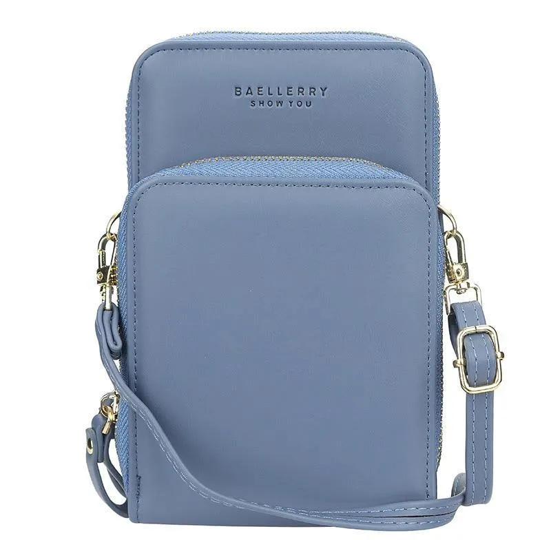 Multi-Pocket Crossbody Phone Bag Large Capacity