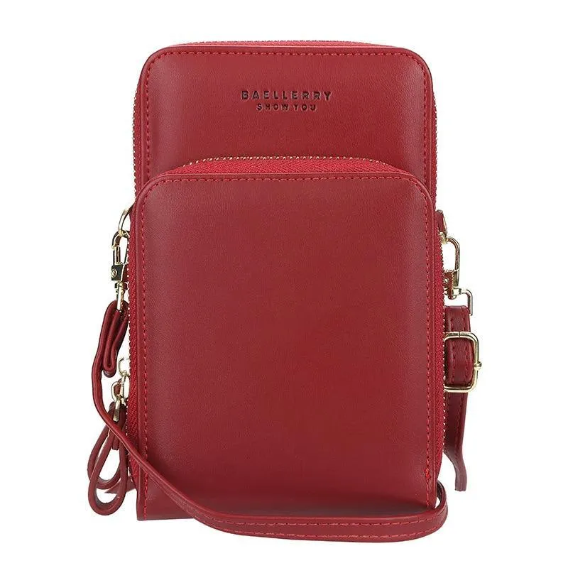 Multi-Pocket Crossbody Phone Bag Large Capacity