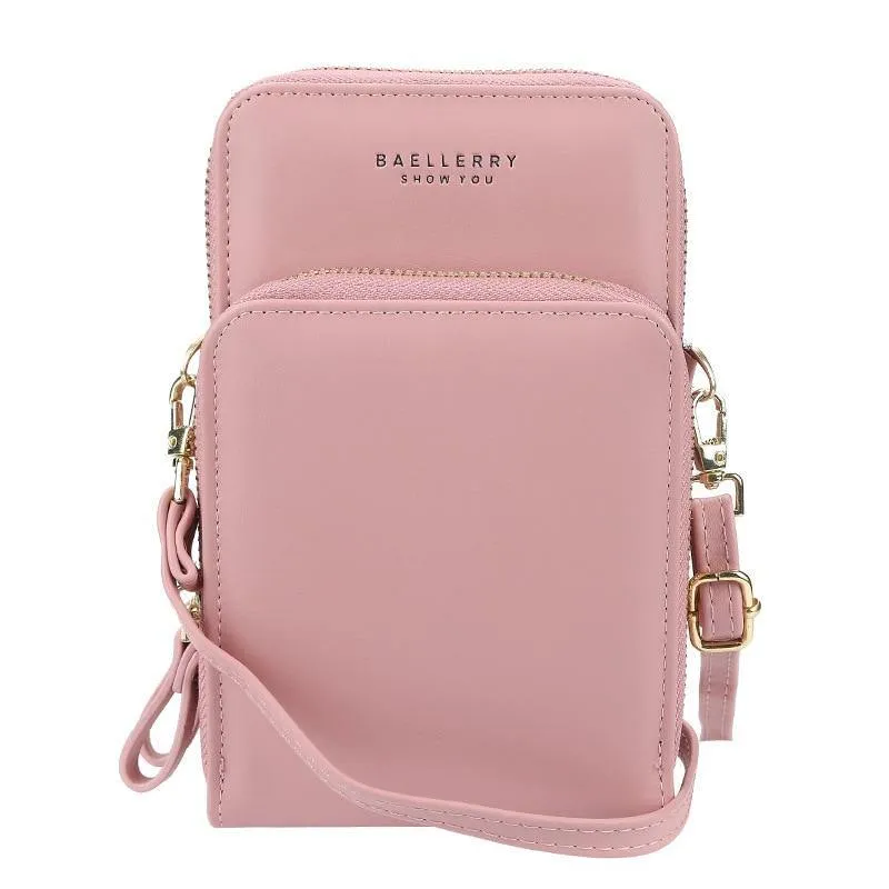 Multi-Pocket Crossbody Phone Bag Large Capacity