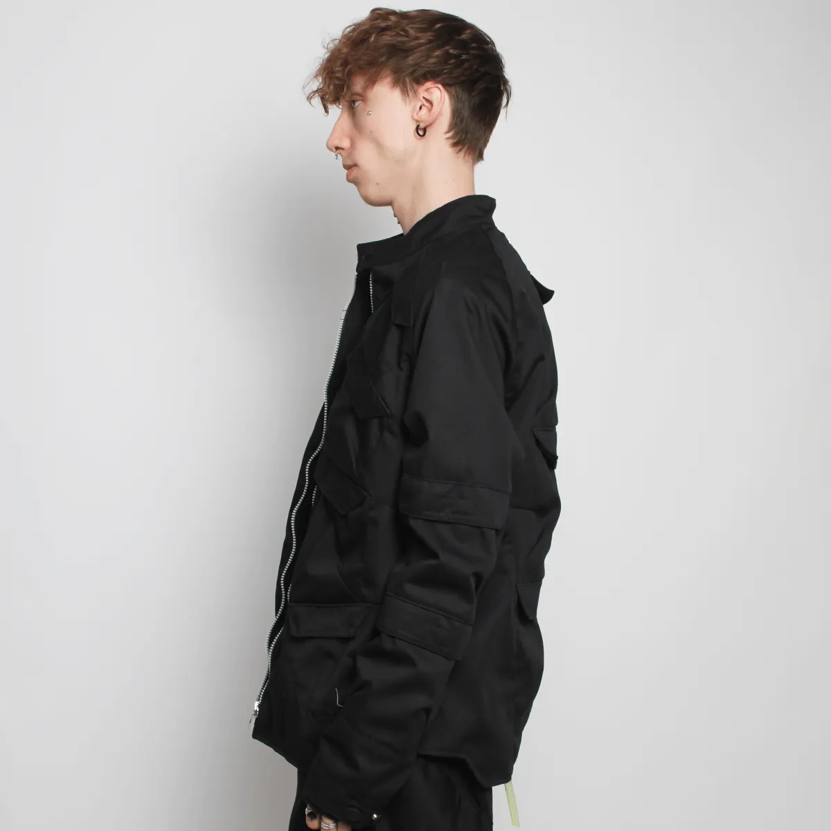 MULTI POCKET JACKET BLACK