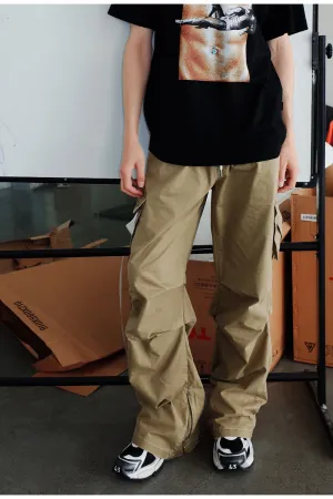 Multi-pocket paratrooper pants