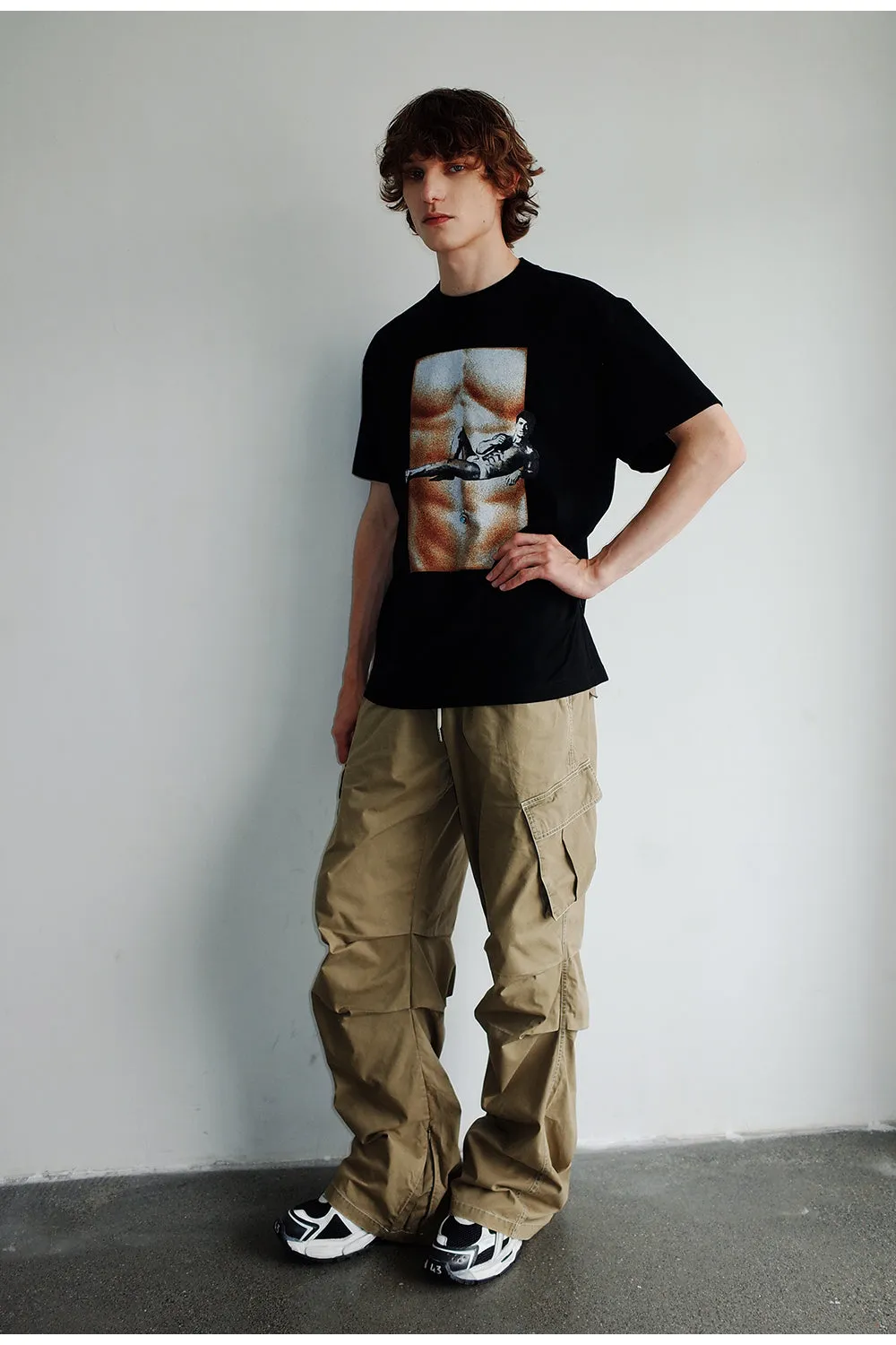 Multi-pocket paratrooper pants