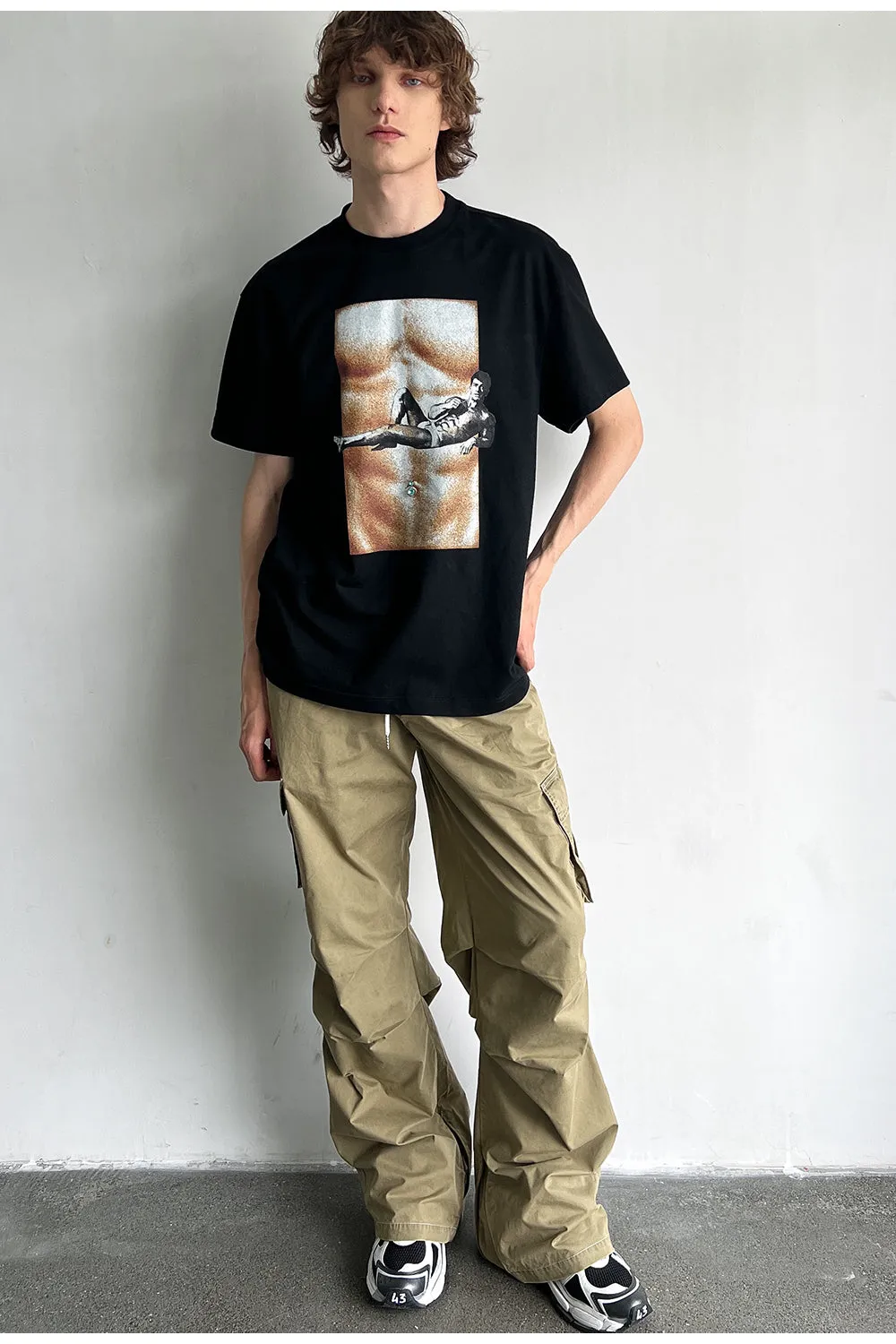 Multi-pocket paratrooper pants