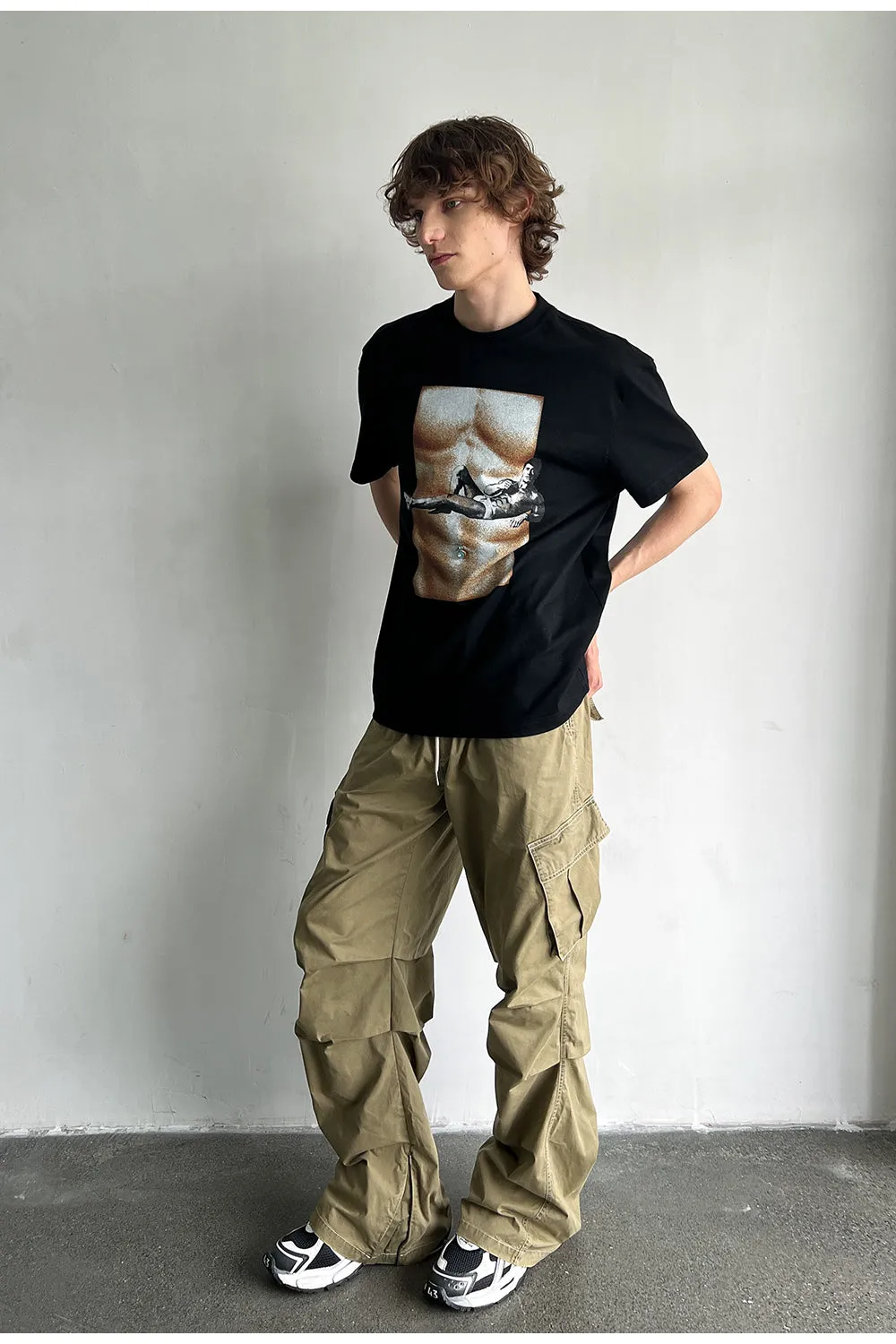 Multi-pocket paratrooper pants