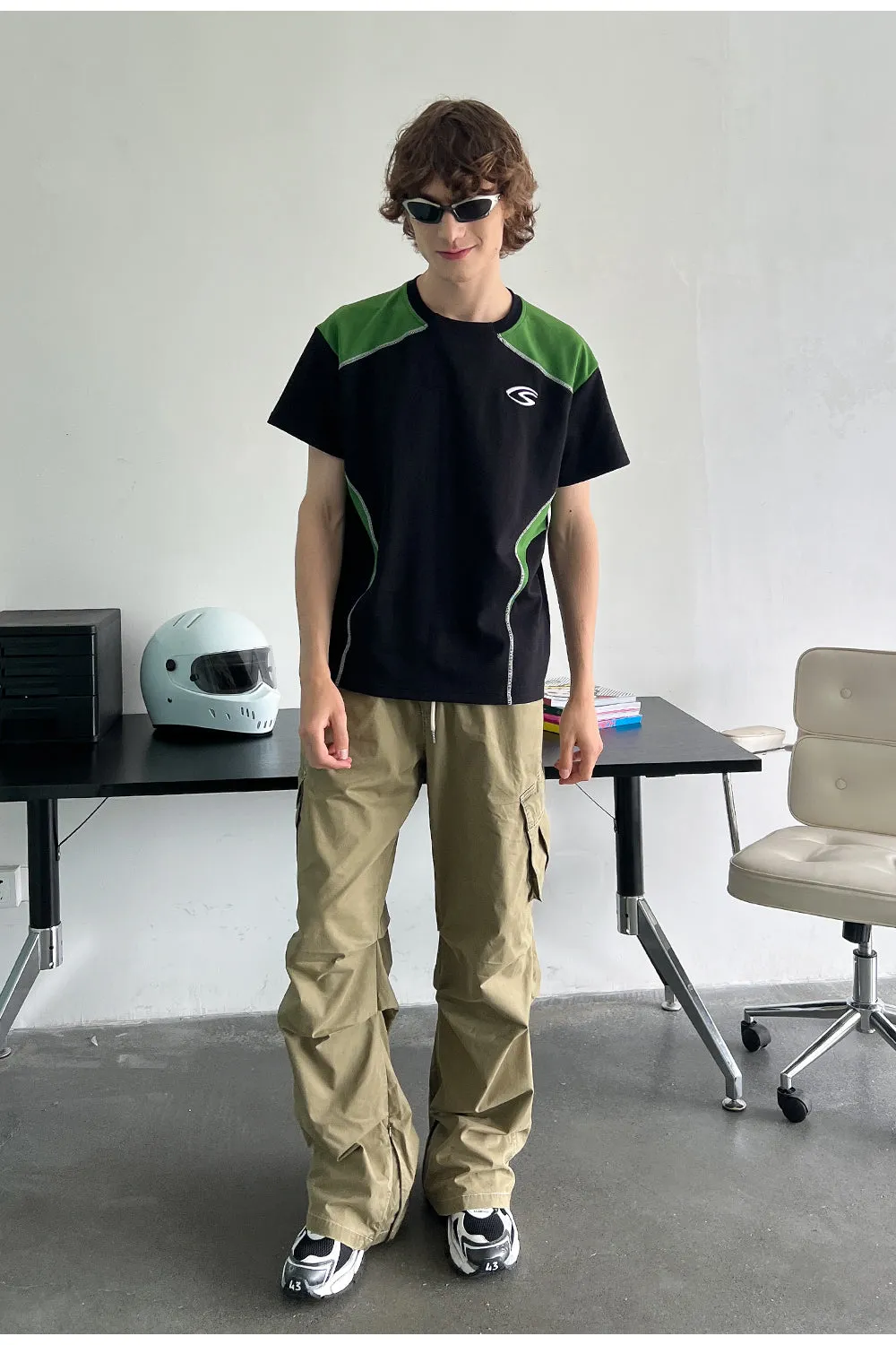 Multi-pocket paratrooper pants