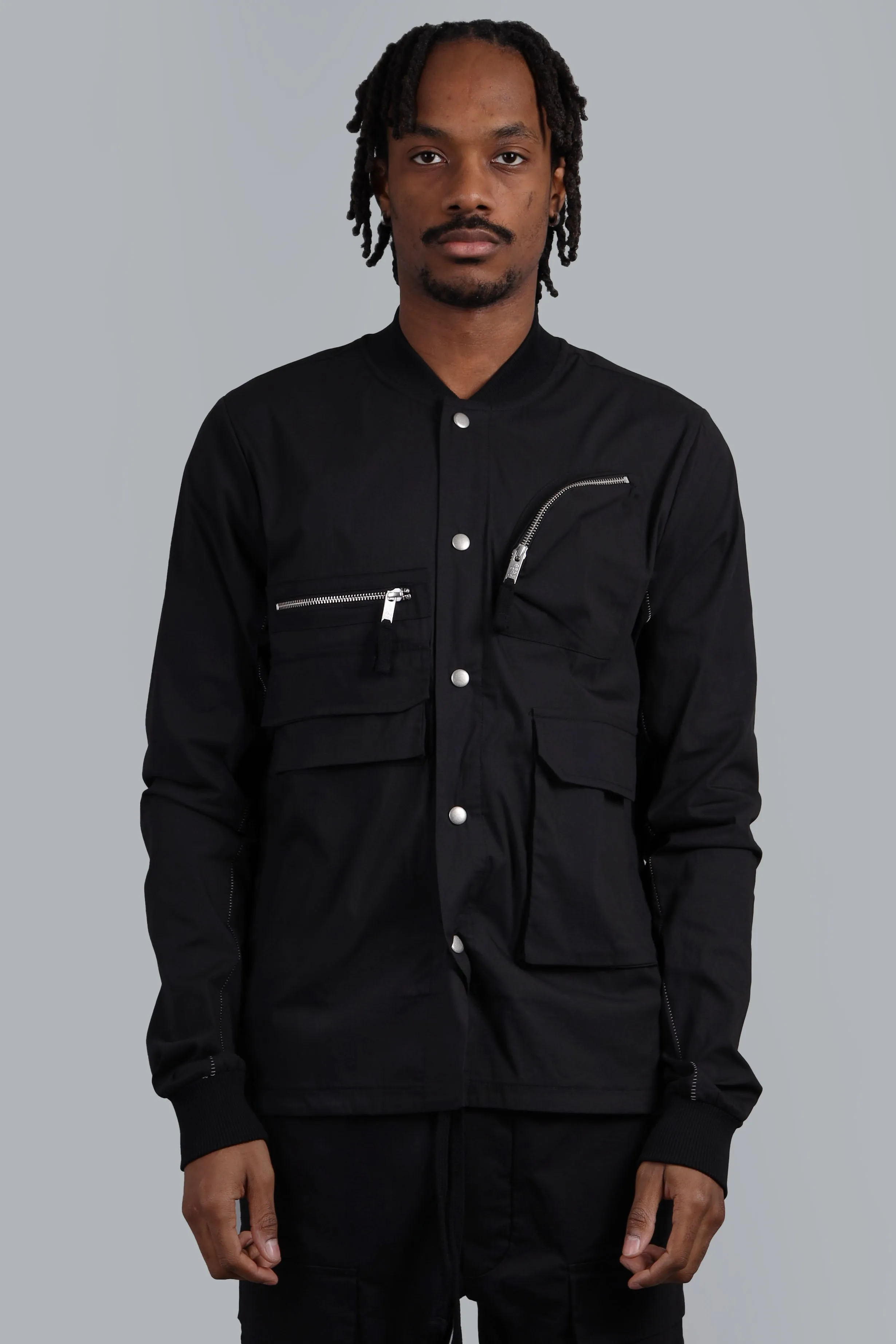 Multi Pocket Shirt Black