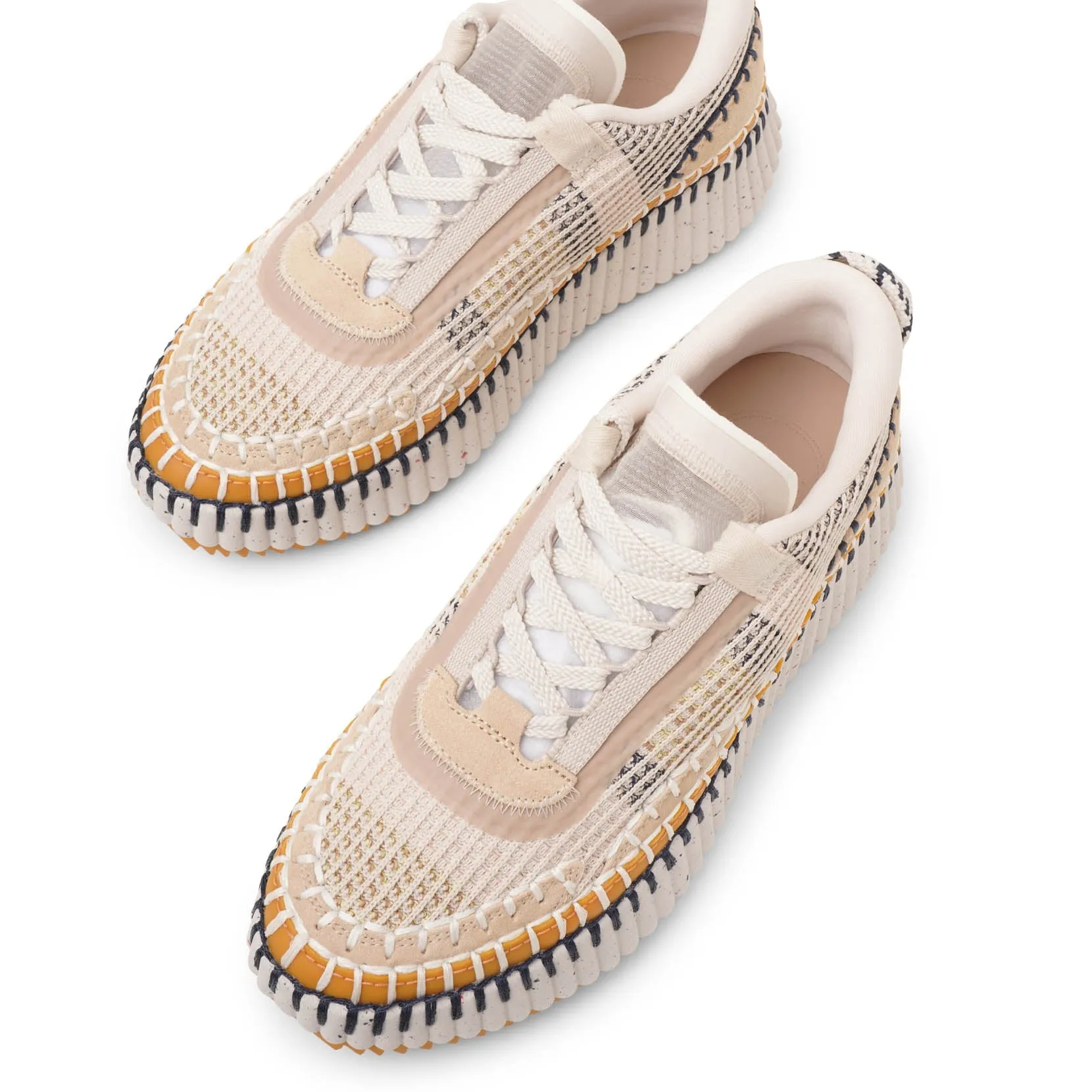 Nama beige mesh sneakers