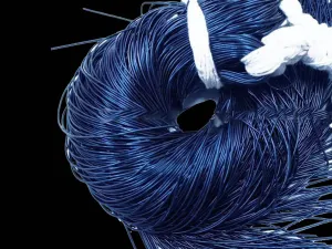 Navy Blue Dabka / French Wire (Wholesale)