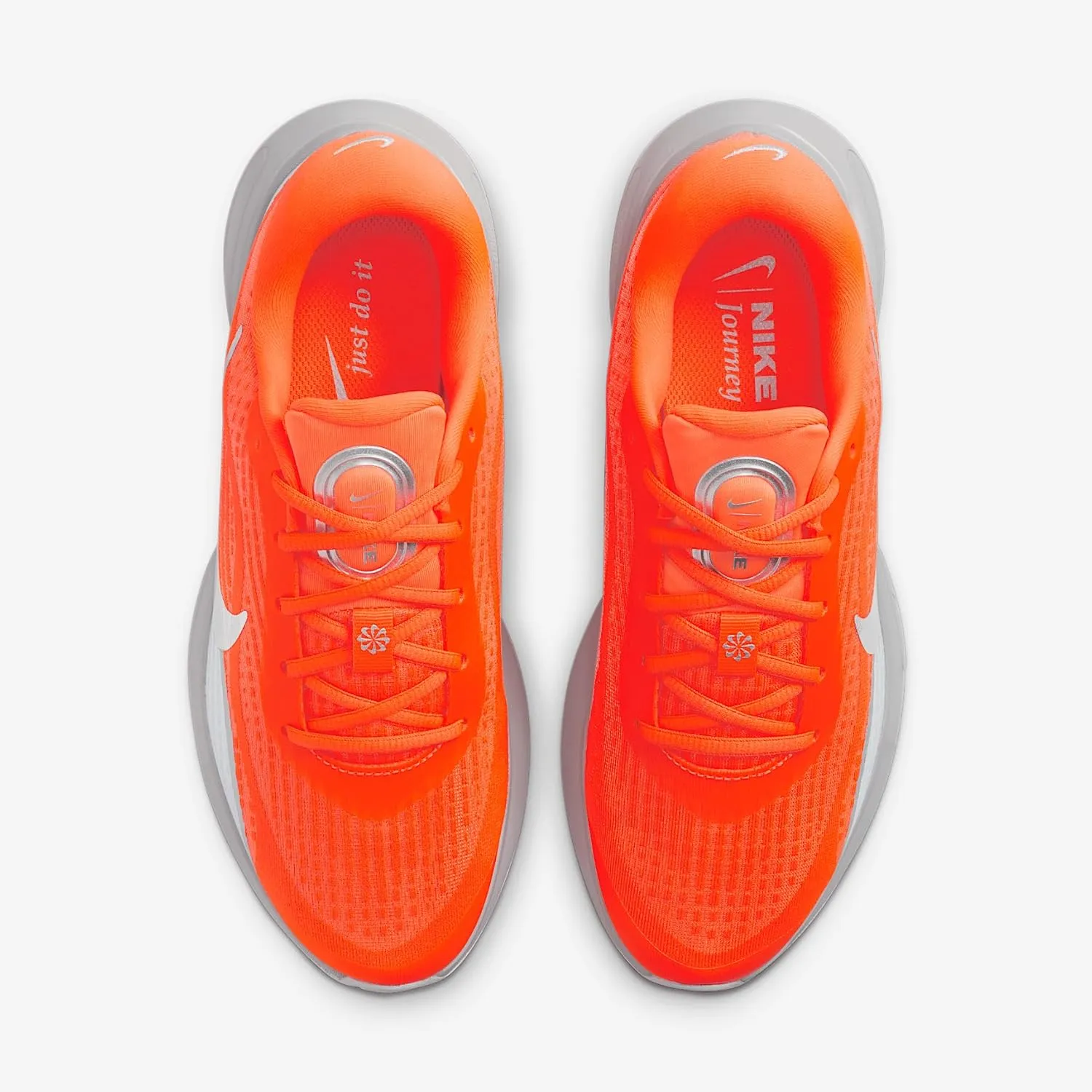 Nike Journey Run PRM Women's Road Running Shoes (FZ3090-800, Hyper Crimson/Wolf Grey/Safety Orange)