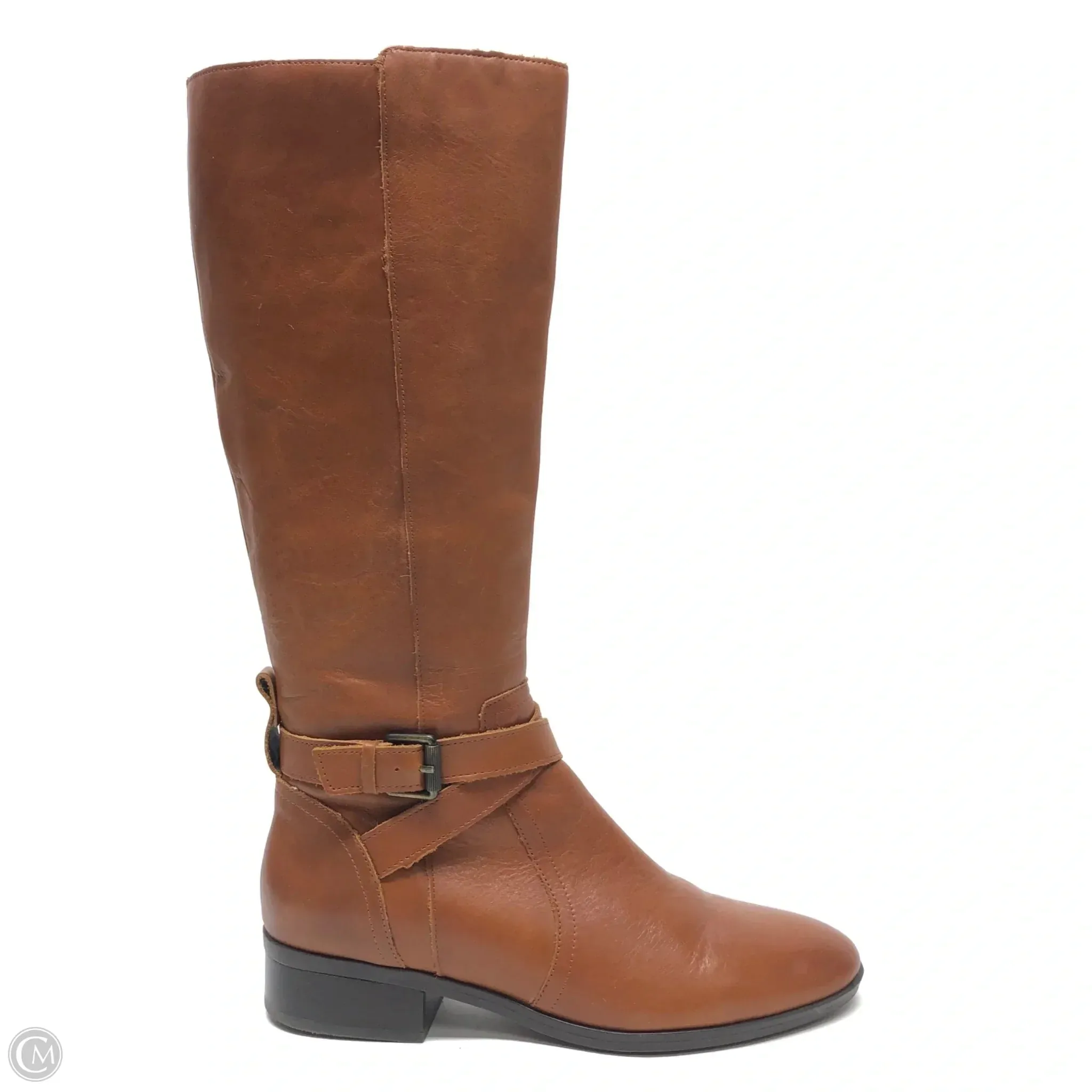 Boots Knee Flats By Naturalizer In Brown, Size: 10 Fashionable Waterproof Rainy Day Commuter