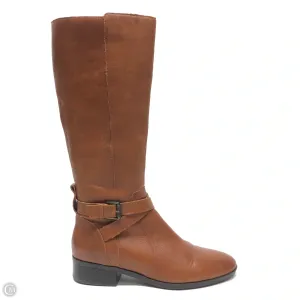 Boots Knee Flats By Naturalizer In Brown, Size: 10 Fashionable Waterproof Rainy Day Commuter