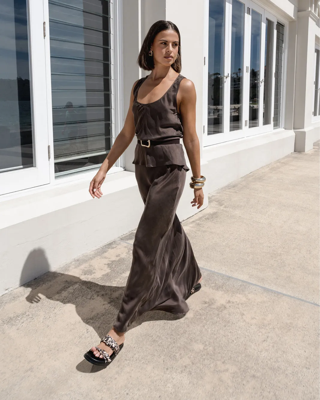 NOVIE - LEOPARD SATIN Team Lunch