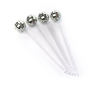 NPW - Disco Drink Stirrers-4 Pack