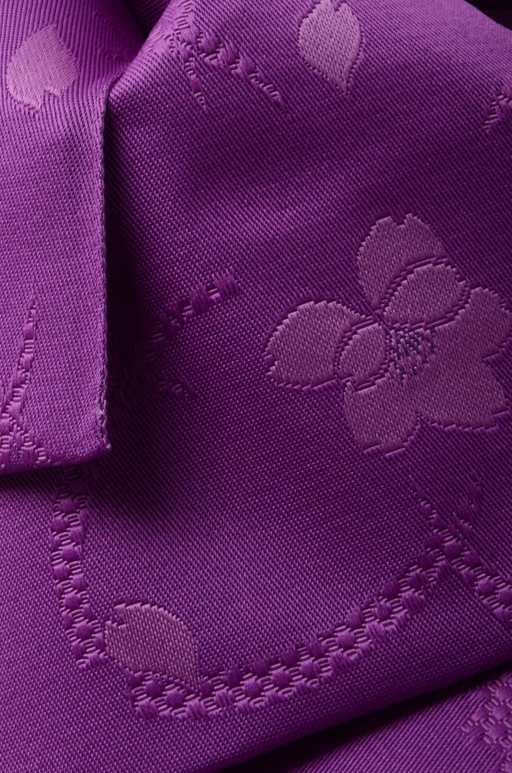 Obi belt and geta sandals set : Pre-tied / Deep purple #07