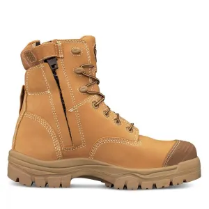 Oliver Zip Sided Lace Up Boot