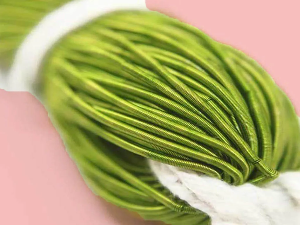 Ombre Parrot Green Dabka / French Wire (Wholesale)