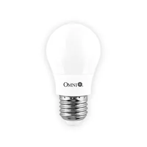 OMNI LED Lite A50 Mini Light Bulb 6W 220V E267 Base with 6500K CT Daylight, Energy Saving for Home Lightning | LLA50E27-6W-DL