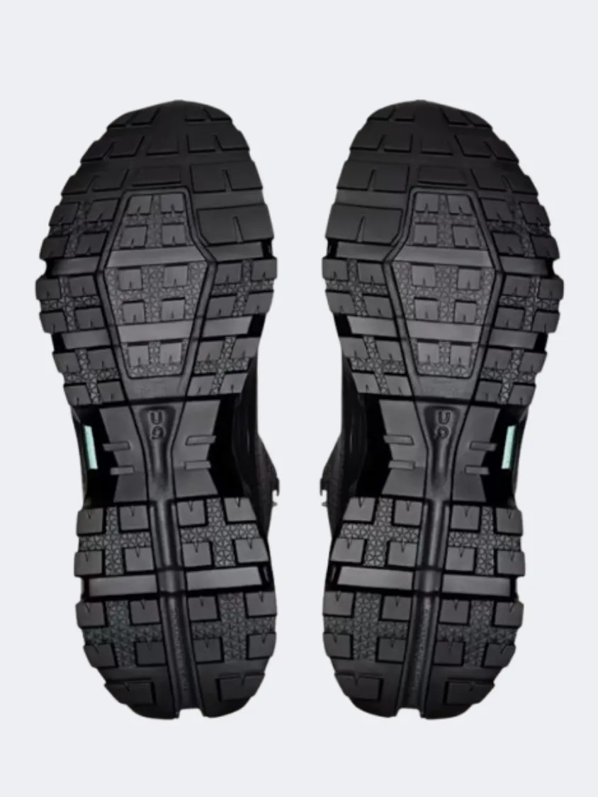 On Cloudrock Mid Waterproof Men Hiking Sneakers Black